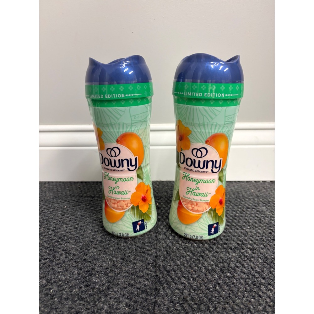 Downy Honeymoon in Hawaii Scent Booster Beads 7.8oz Limited Edition Lot of 2